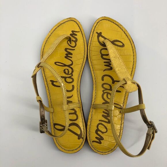 SAM EDELMAN Gigi Thong‎ Sandal Yellow - Picture 2 of 6